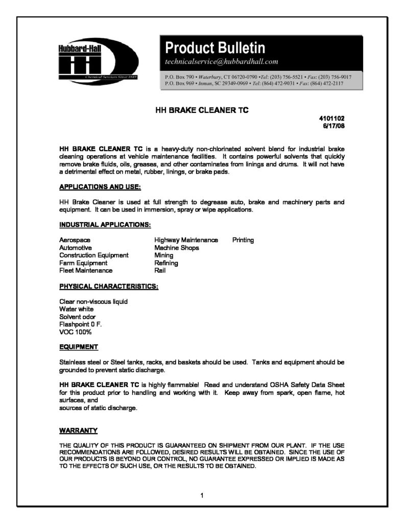 hh brake cleaner tc pb 4101102 pdf 791x1024