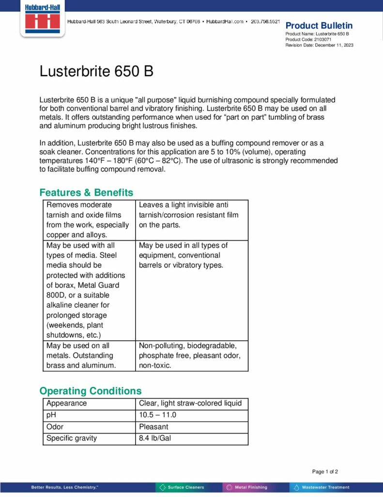 lusterbrite 650 b pb 2103071 pdf 791x1024