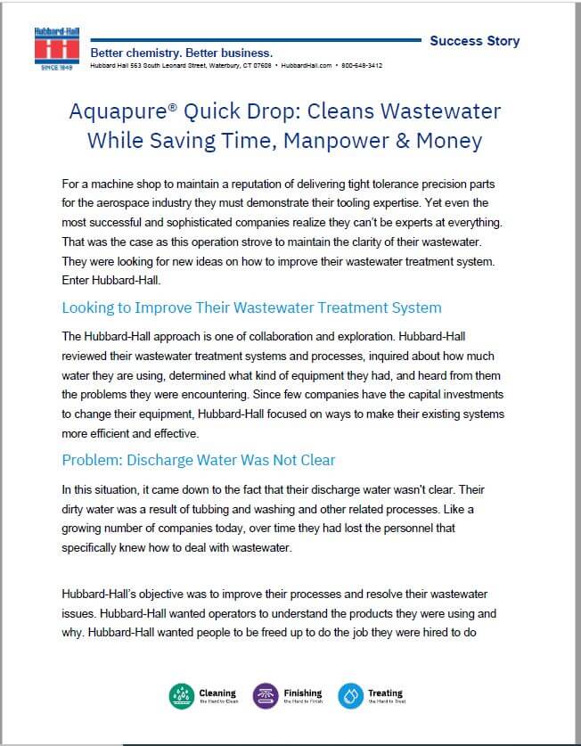 AquaPure® Quick Drop: Cleans Wastewater While Saving Time, Manpower & Money