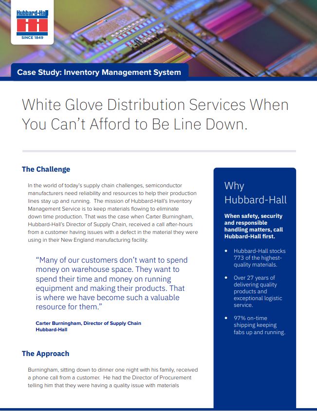 White Glove Distribution Services When You Can’t Afford to Be Line Down.